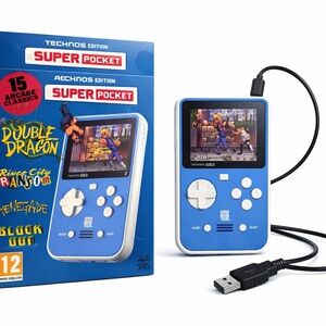 Super Pocket Handheld Gaming Console - Blue ()